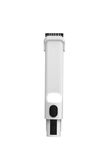 Bulit-in flip-up brush